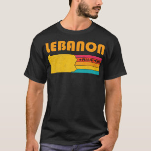 Lebanon Pennsylvania Vintage Distressed Souvenir T-Shirt