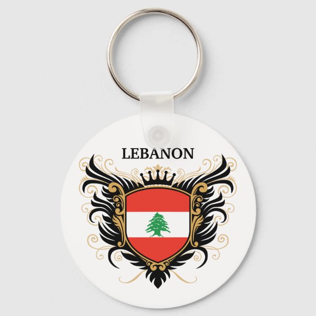 Lebanon [personalize] keychain (Front)