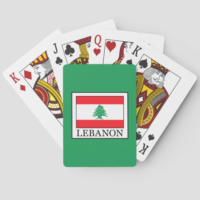 Lebanon Poker Cards (Back)