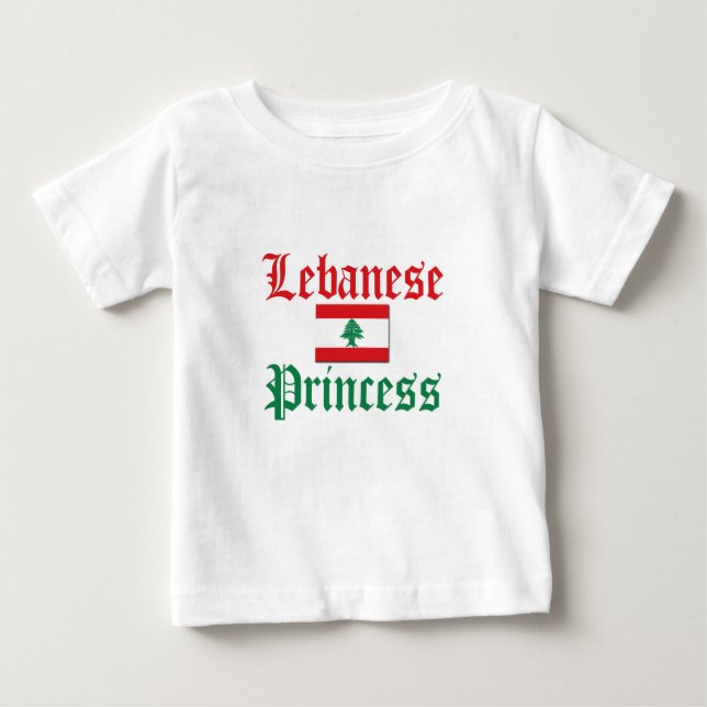 Lebanon Princess Baby T-Shirt (Front)