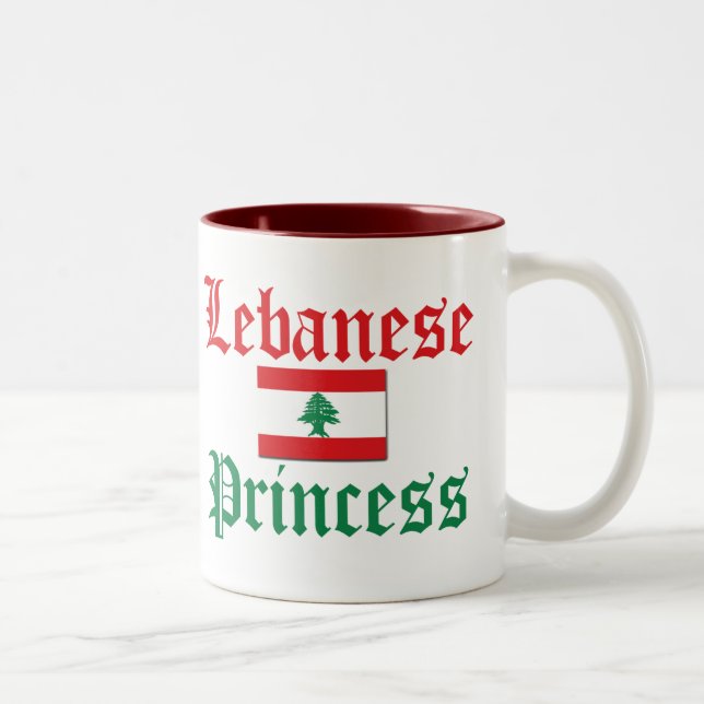 Lebanon Princess Two-Tone Coffee Mug (Right)