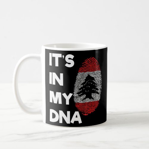 Lebanon Proud Lebanese Flag State Flag DNA Flag Co Coffee Mug