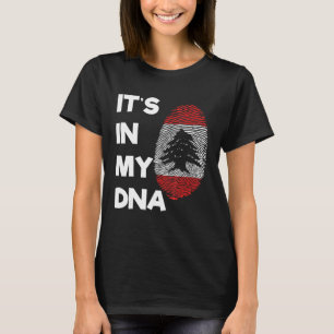 Lebanon Proud Lebanese Flag State Flag DNA Flag Co T-Shirt