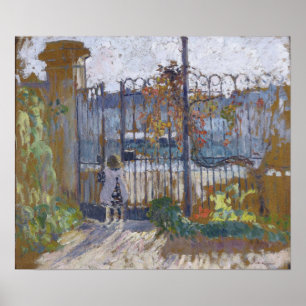 Lebasque - Grandson Near The Garden Gates Poster