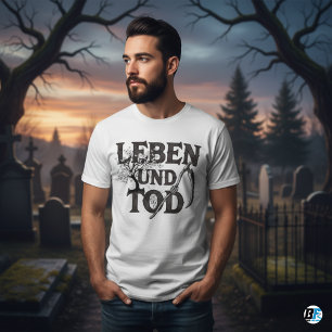 Leben und Tod Gothic Scythe Life & Death T-Shirt