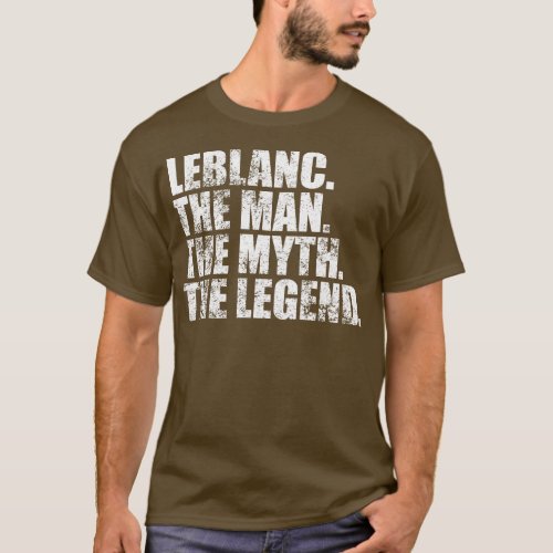 LeblancLeblanc Family name Leblanc last Name Lebla T_Shirt