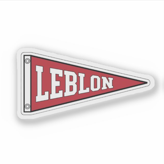 Leblon, Rio de Janeiro pennant Sticker (Front)