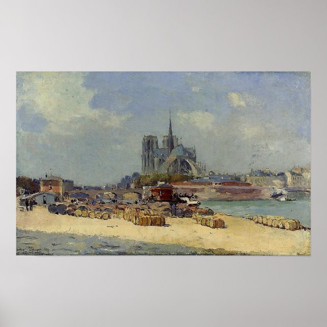 Lebourg - Notre Dame Paris 1897 Poster (Front)