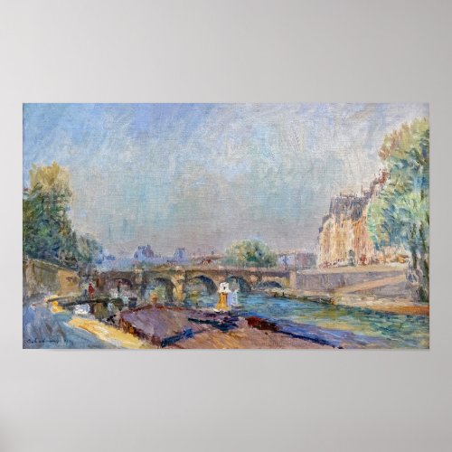 Lebourg _ Pont Neuf And The Seine 1905 Poster