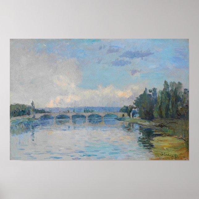 Lebourg - The Laffittes House Bridge Poster (Front)