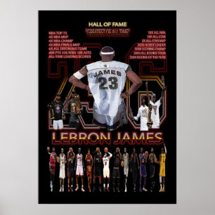 lebron james, nba, basketball, king james, slam du poster