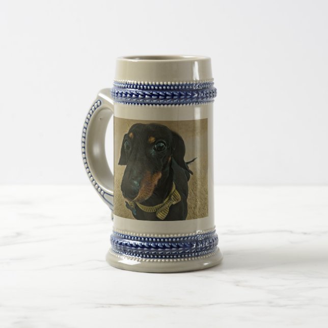 LeBron the Dachshund Beer Stein (Front Left)