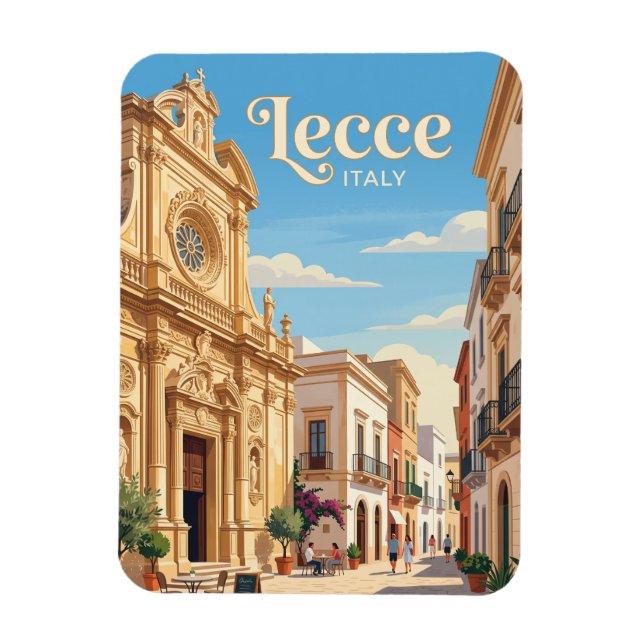 Lecce, Italy Magnet (Vertical)