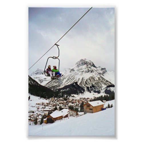 Lech am Arlberg Austrian Alps Austria Photo Print