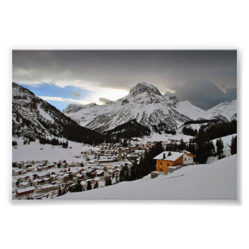 Lech am Arlberg Austrian Alps Austria Photo Print
