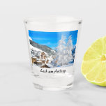 Lech Am Arlberg In Austria In The Winter Souvenir Shot Glass at Zazzle