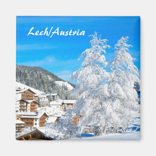 Lech am Arlberg in Austria - Souvenir Magnet
