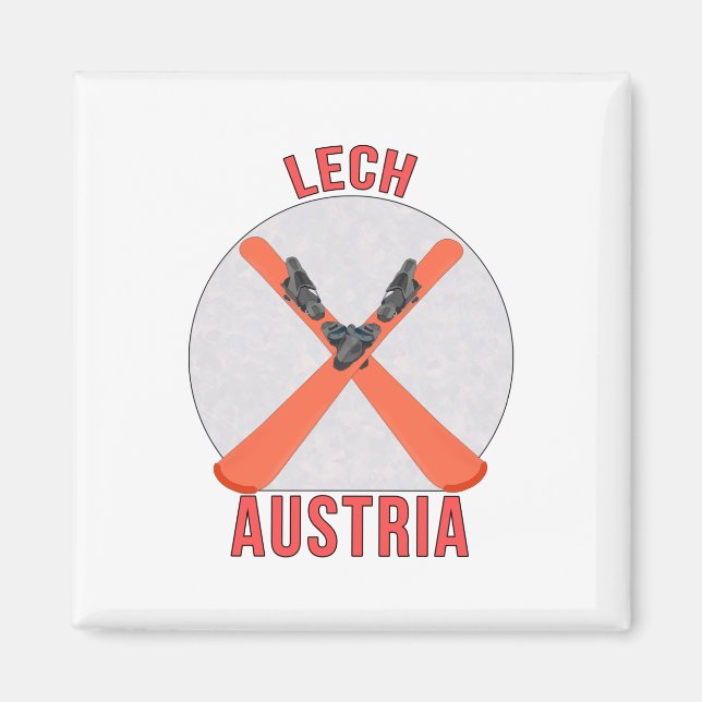 Lech, Austria Magnet (Front)
