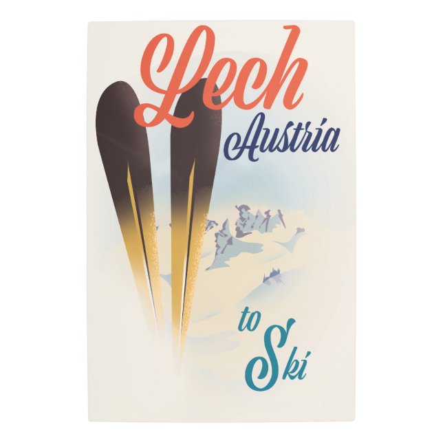 Lech Austria Ski poster (Front)