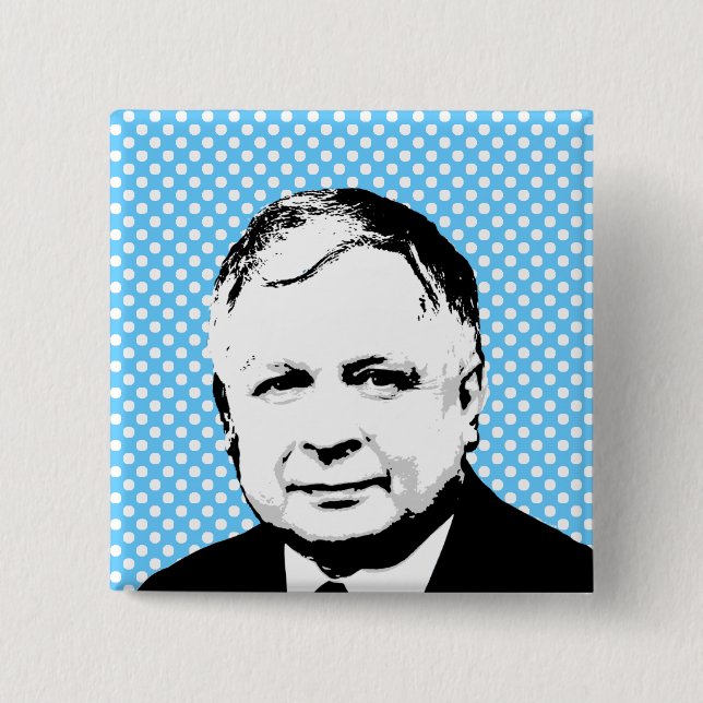 Lech Kaczynski Button (Front)