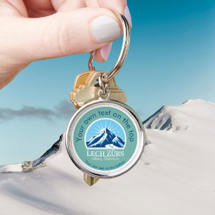 Lech Zürs Arlberg Austria Österreich ski Keychain