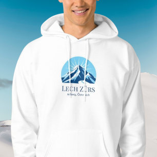 Lech Zürs Arlberg Austria ski resort outfit Hoodie