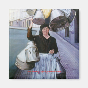 Lechera con cacharros/Milkmaid with pots Magnet