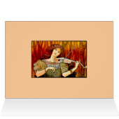 Lecons Music Violin Vintage Poster Cards (Inside Horizontal (Top))