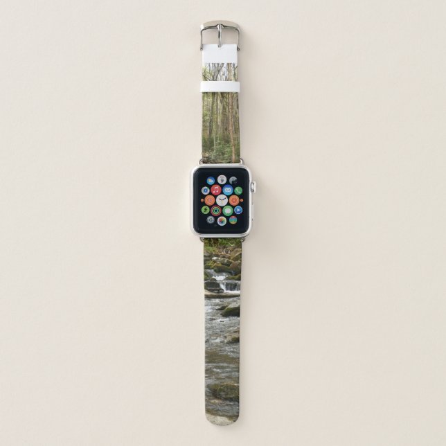 LeConte Creek at Great Smoky Mountains Apple Watch Band (Front)