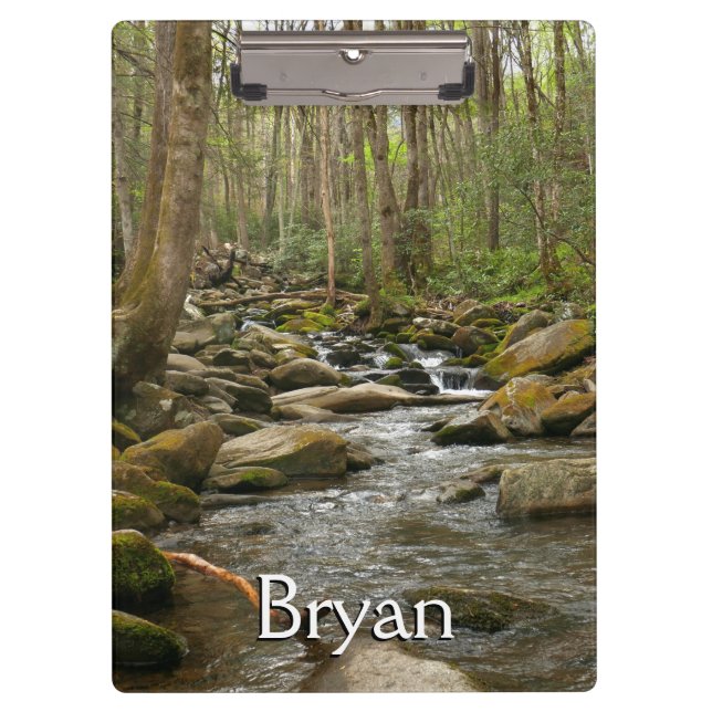 LeConte Creek at Great Smoky Mountains Clipboard (Front)