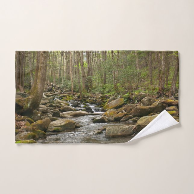 LeConte Creek at Great Smoky Mountains Hand Towel (Hand Towel)