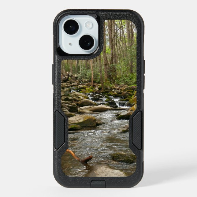 LeConte Creek at Great Smoky Mountains iPhone 15 Case (Back)