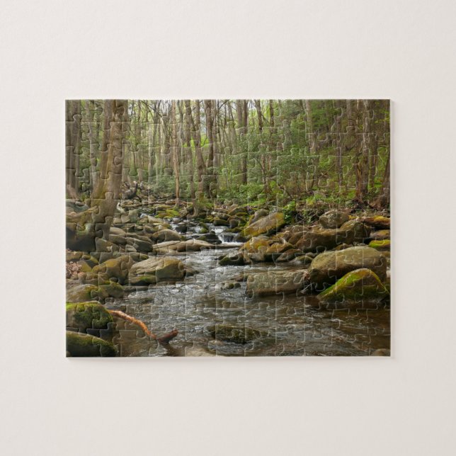 LeConte Creek at Great Smoky Mountains Jigsaw Puzzle (Horizontal)