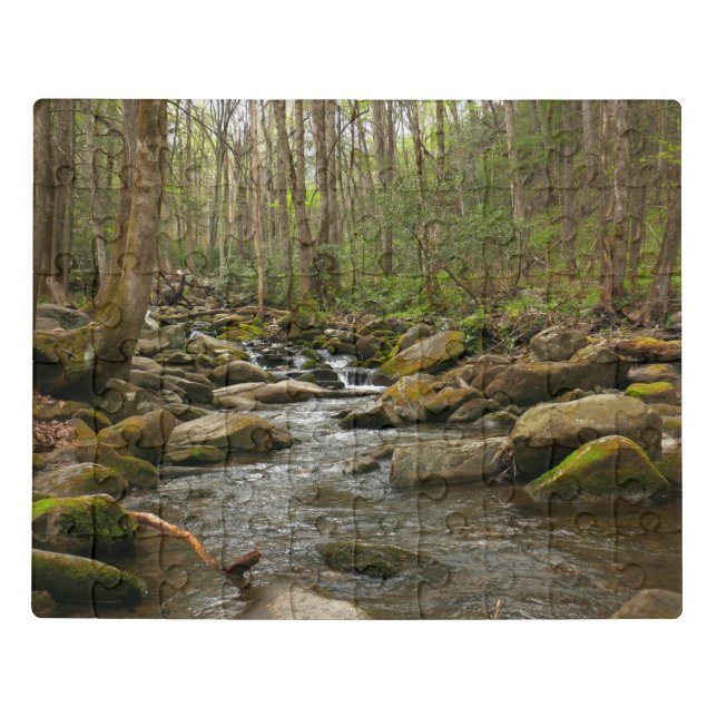 LeConte Creek at Great Smoky Mountains Jigsaw Puzzle (Puzzle Horizontal)