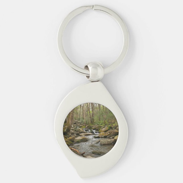 LeConte Creek at Great Smoky Mountains Keychain (Front)