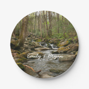 LeConte Creek at Great Smoky Mountains Paper Plates