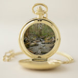 LeConte Creek at Great Smoky Mountains Pocket Watch