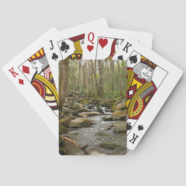 LeConte Creek at Great Smoky Mountains Poker Cards (Back)