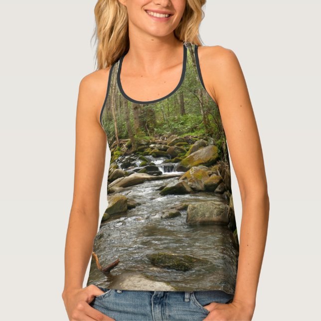 LeConte Creek at Great Smoky Mountains Tank Top (Front)