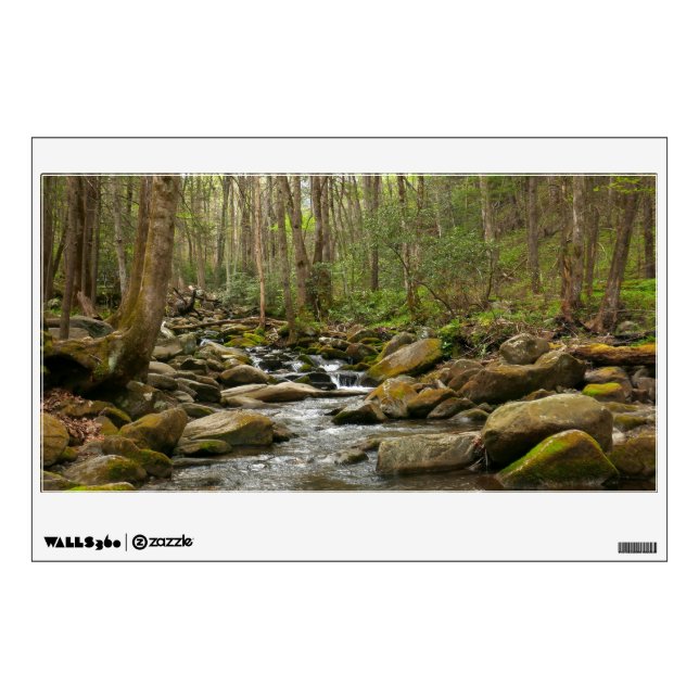LeConte Creek at Great Smoky Mountains Wall Decal (Front)
