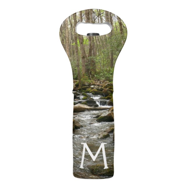 LeConte Creek at Great Smoky Mountains Wine Bag (Front)