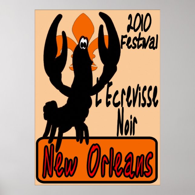 L'Ecrevisse Noir Poster (Front)