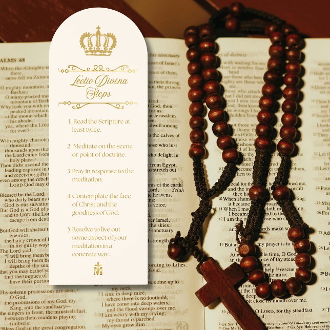 Lectio Divina Catholic Scripture Prayer Bookmarks (Creator Uploaded)