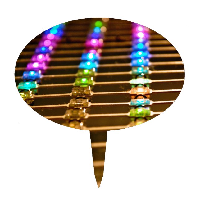 LED Abstraction Cake Topper (Front)
