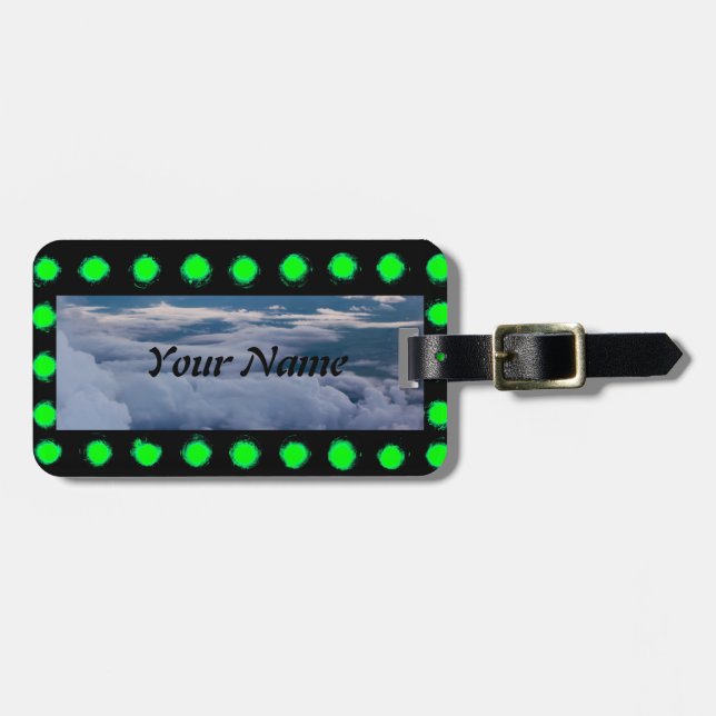 Led and Sky Cover design Luggage Tag (Front Horizontal)