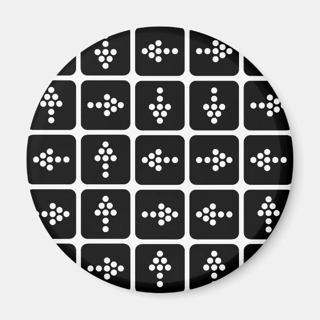 LED Arrow Square Magnet (Front)