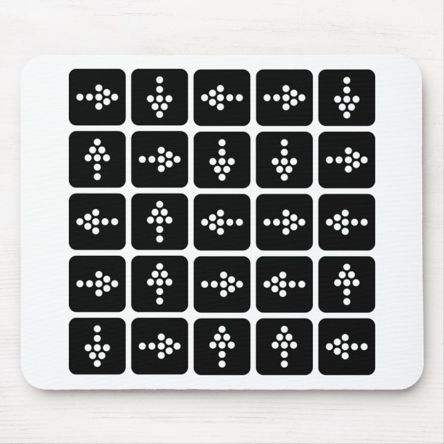 LED Arrow Square Mouse Pad (Front)