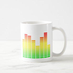 LED Equalizer Panel Funny Mug Humor