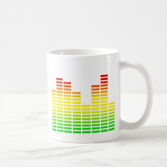LED Equalizer Panel Funny Mug Humor (Right)