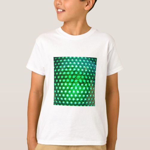 LED_green_lights948 DISCO BALL GREEN NEON LIGHTS F T_Shirt